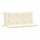 Lot de 2 coussins de jardin 120x50cm Blanc Crème - Jusqu'à -32% sur l'outlet
