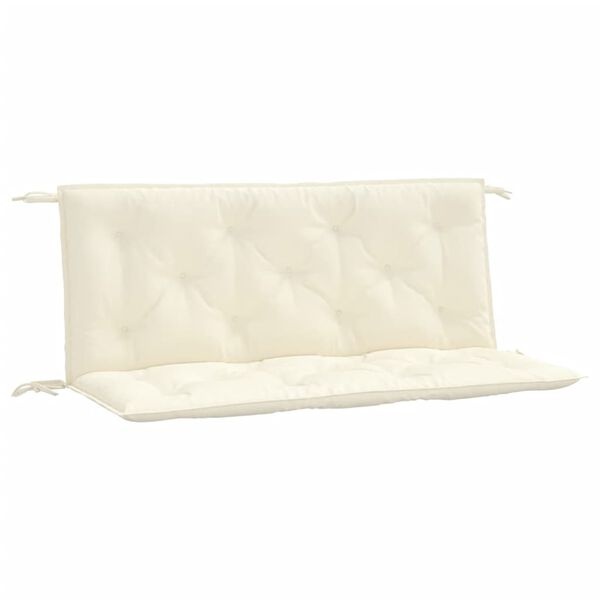Vidaxl Lot de 2 coussins de jardin 120x50cm Blanc Crème - Jusqu'à -32% sur l'outlet