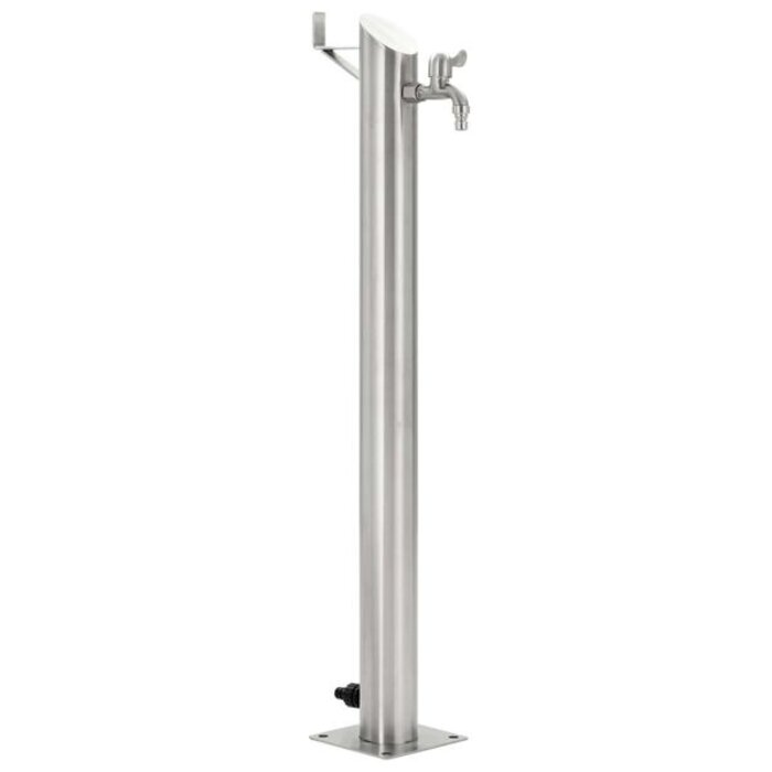 Vidaxl Colonne d'eau de jardin en inox 95 cm - Jusqu'à 35% de remise