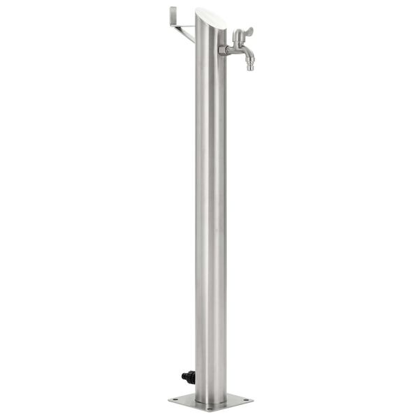 Vidaxl Colonne d'eau de jardin en inox 95 cm - Jusqu'à 35% de remise