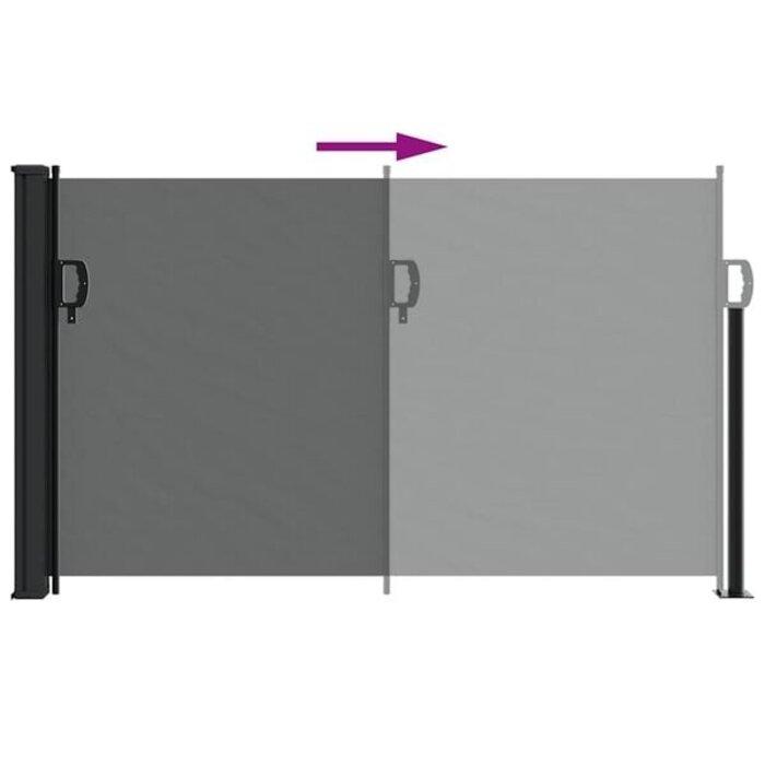 Vidaxl Pare-soleil latéral rétractable 117x300 cm Anthracite - Jusqu'à -34%