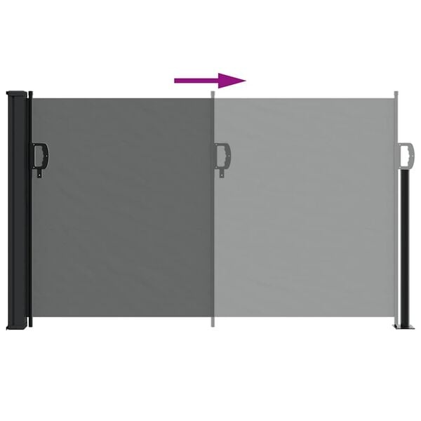 Vidaxl Pare-soleil latéral rétractable 117x300 cm Anthracite - Jusqu'à -34%