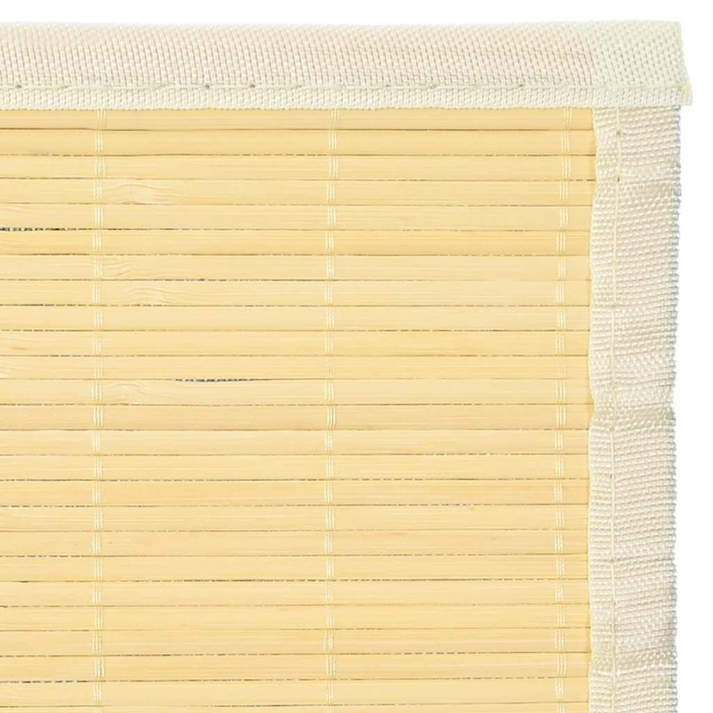 Vidaxl Tapis en bambou naturel 160x230 cm - Jusqu'à 34% de réduction