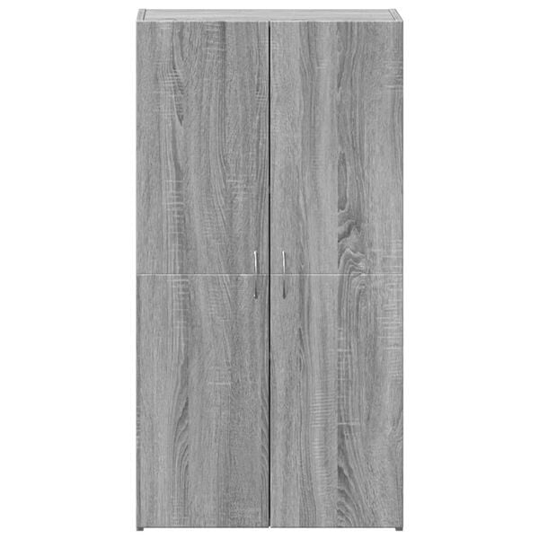 Vidaxl Armoire de classement 115 cm gris chêne sonoma - Jusqu'à 30% de remise