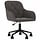 Chaise de bureau pivotante velours gris foncé - Jusqu'à -34%
