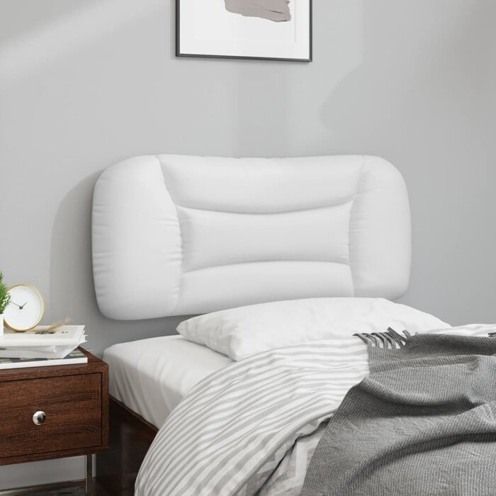 Vidaxl Coussin de tête de lit Hvar 90 cm blanc - Jusqu'à -33% sur l'outlet
