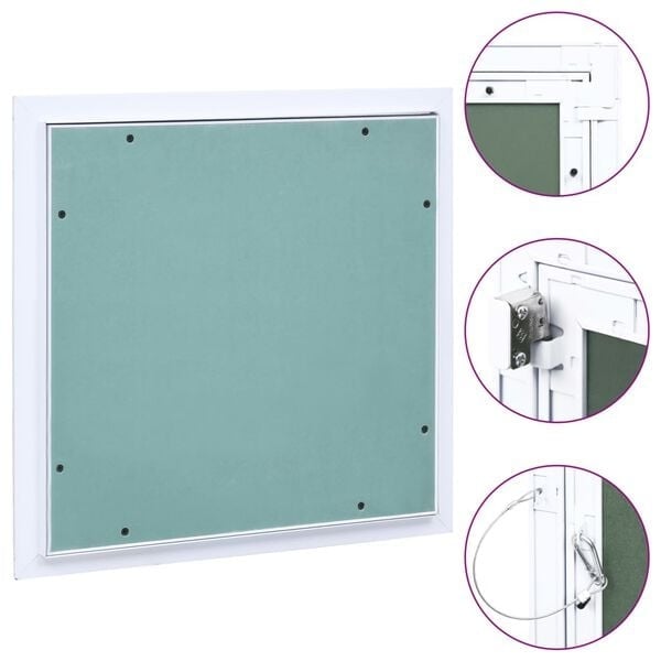 Vidaxl Trappe de visite 300x300mm Aluminium - Jusqu'à 33% de remise