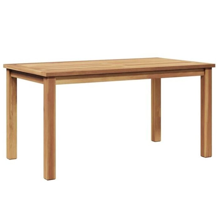 Vidaxl Table basse de jardin en teck massif - 90x50 cm - Jusqu'à -34%
