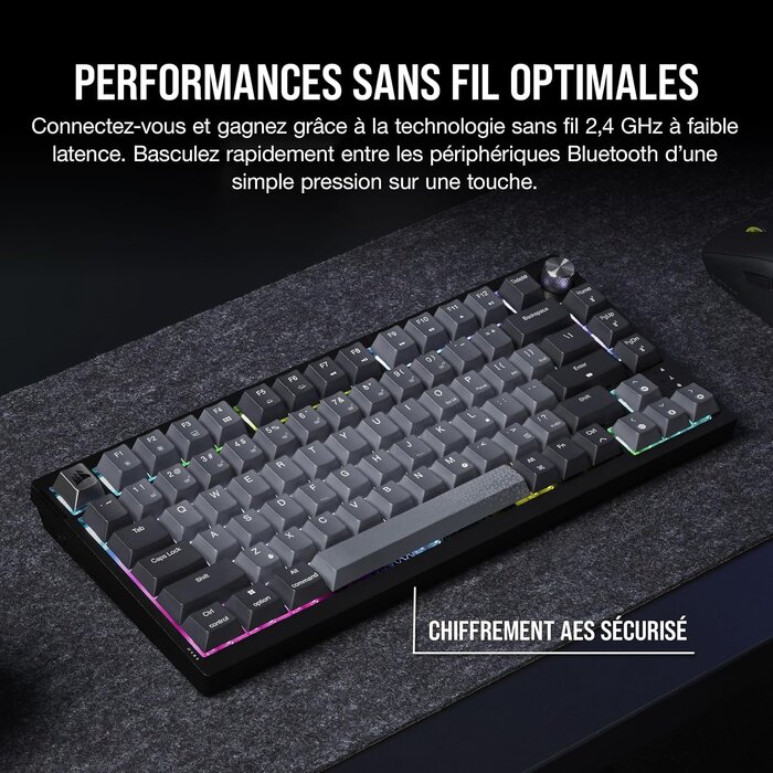 Clavier Gaming Mécanique 75% sans fil - Jusqu'à 35% de remise