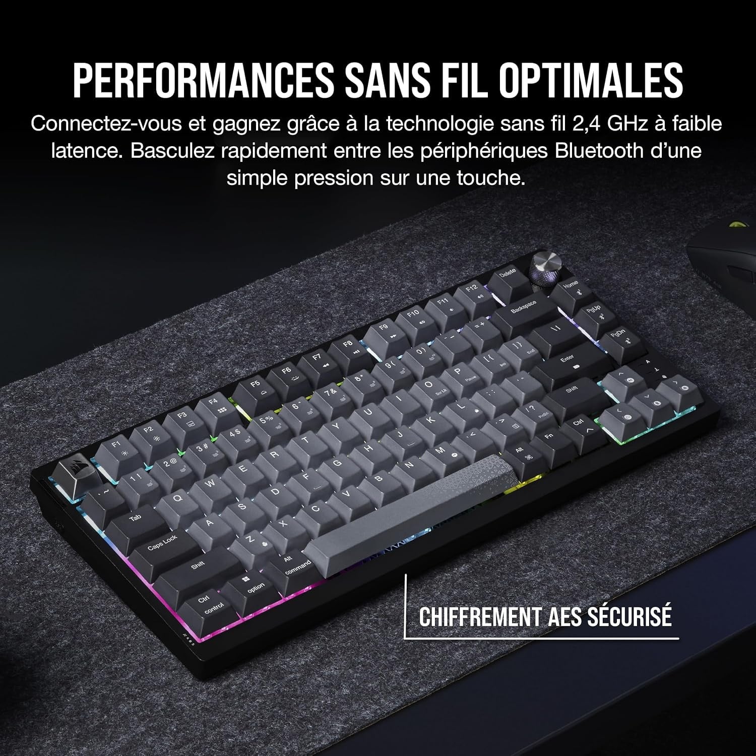 Clavier Gaming Mécanique 75% sans fil - Jusqu'à 35% de remise