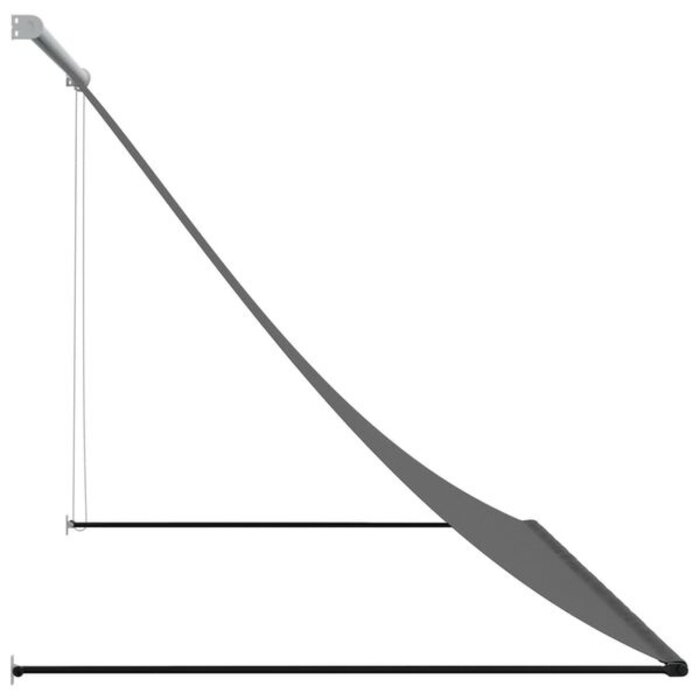Vidaxl Auvent rétractable anthracite 250 x 150 cm - Jusqu'à -34% de remise