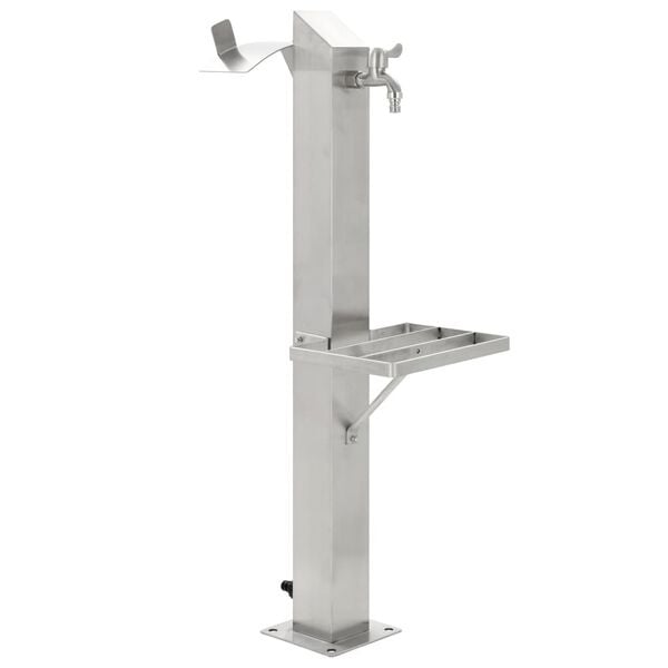 Vidaxl Colonne d'eau de jardin en inox 95 cm - Jusqu'à 35% de remise