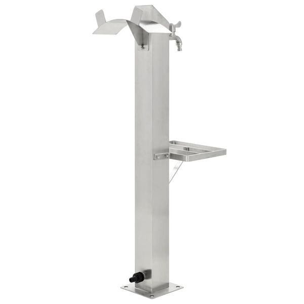 Vidaxl Colonne d'eau de jardin en inox 95 cm - Jusqu'à 35% de remise