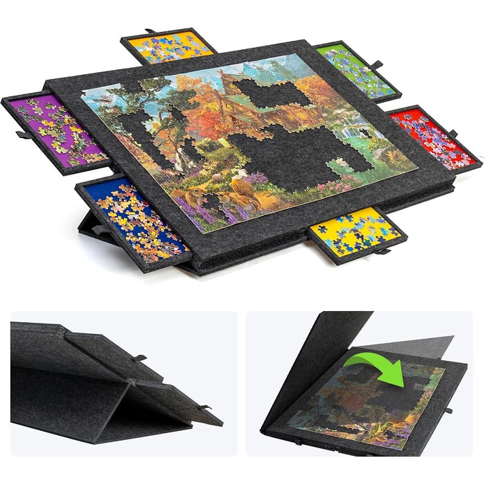Plateau de puzzle inclinable 1500 pièces - Jusqu'à 34% de remise