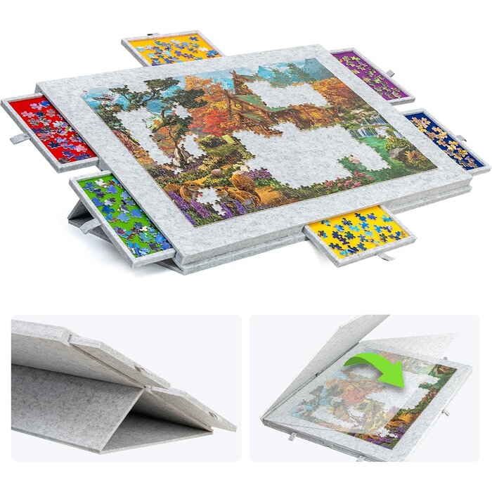 Plateau de puzzle inclinable 1500 pièces - Jusqu'à 34% de remise