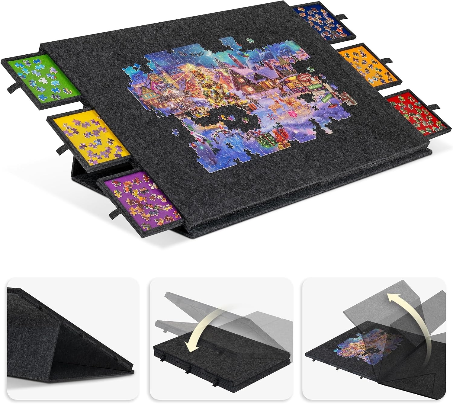 Plateau de puzzle inclinable 1500 pièces - Jusqu'à 34% de remise