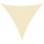 Voile d'ombrage triangulaire 4,5m crème - Jusqu'à -33% sur l'outlet