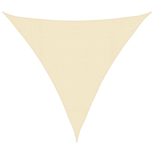 Vidaxl Voile d'ombrage triangulaire 4,5m crème - Jusqu'à -33% sur l'outlet