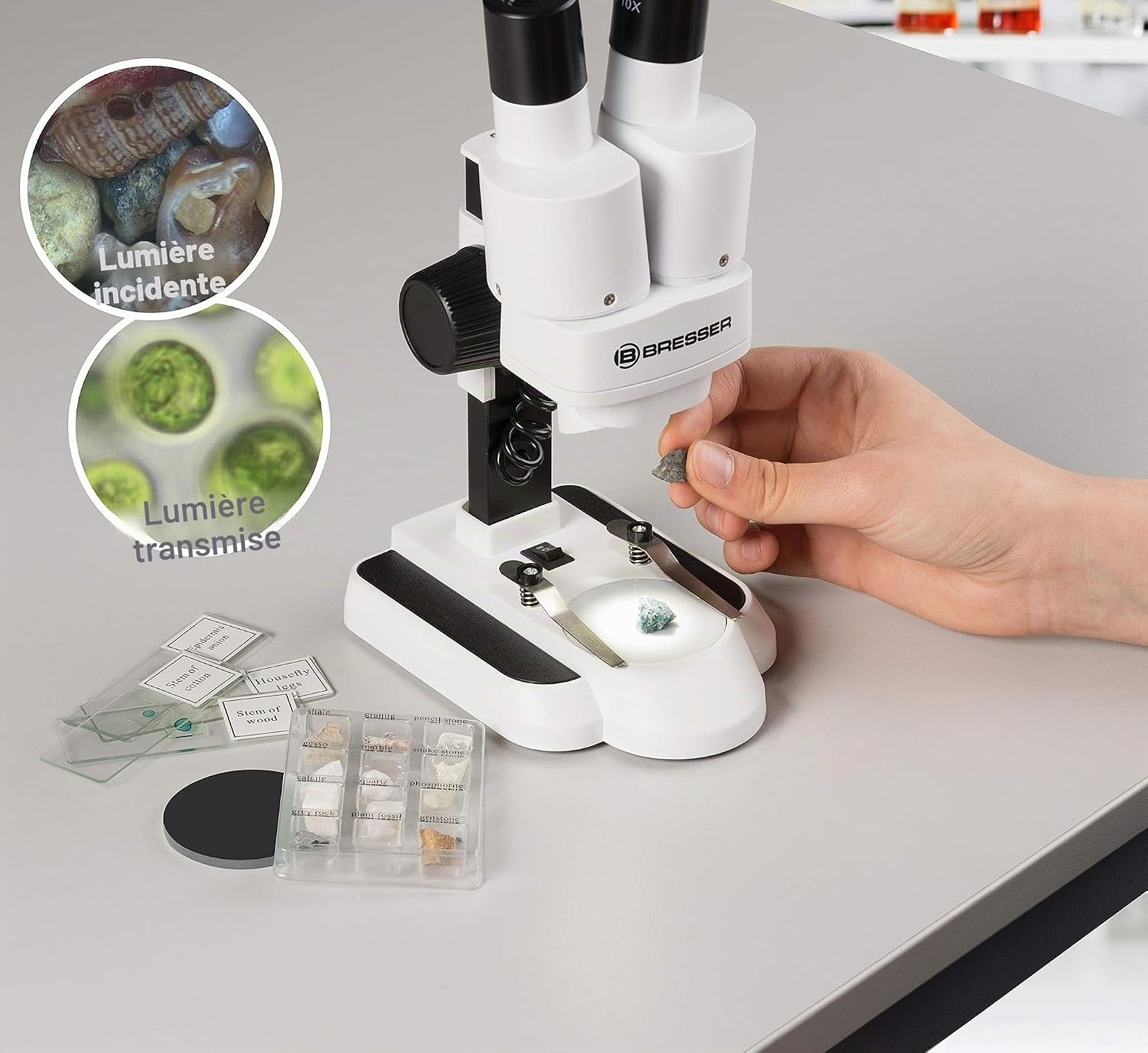 Microscope binoculaire pour enfants 20x/50x - Jusqu'à 34% de réduction