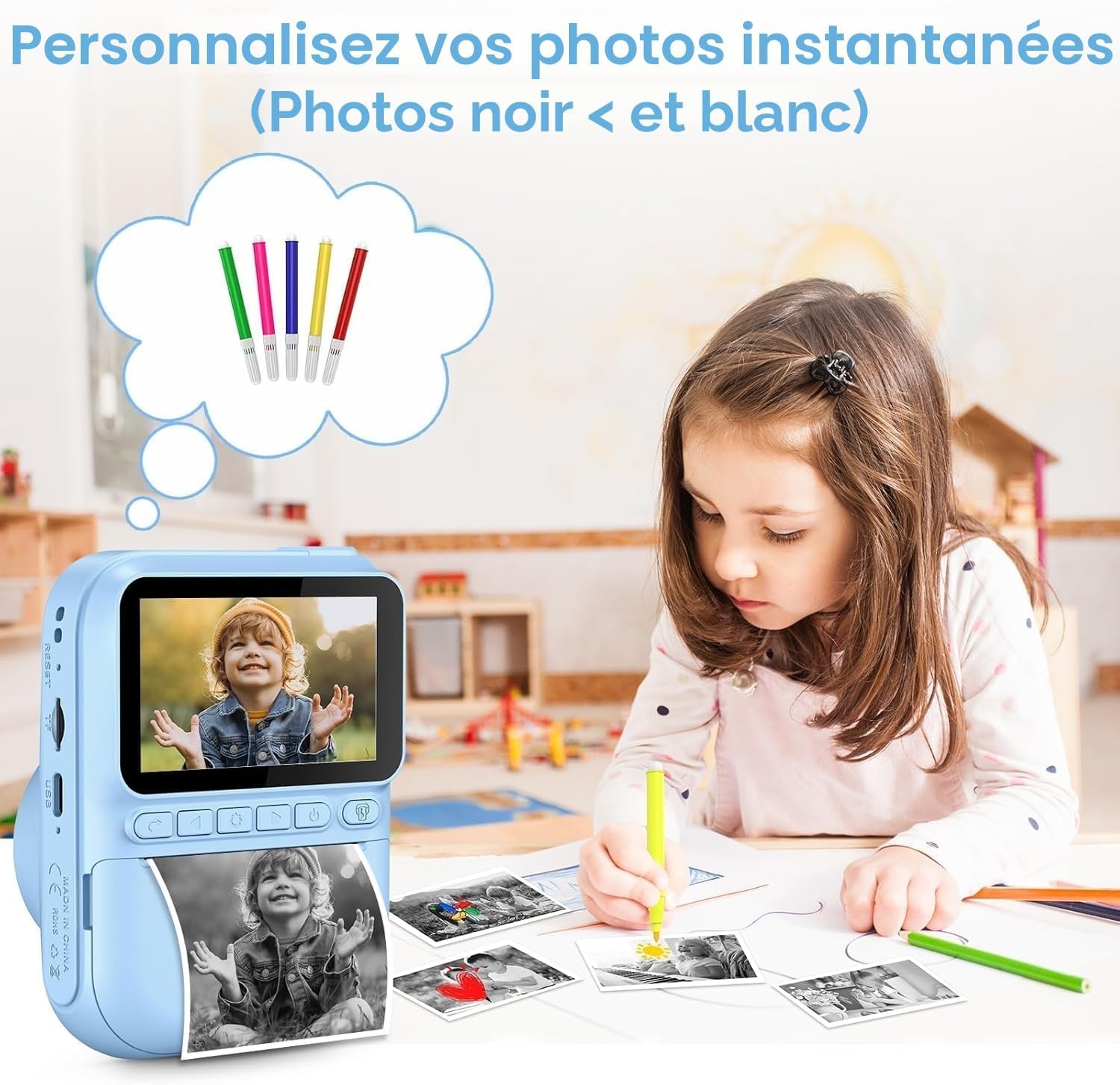 Greenkinder Appareil photo instantané enfant 32 MP - Jusqu'à -33% sur l'outlet