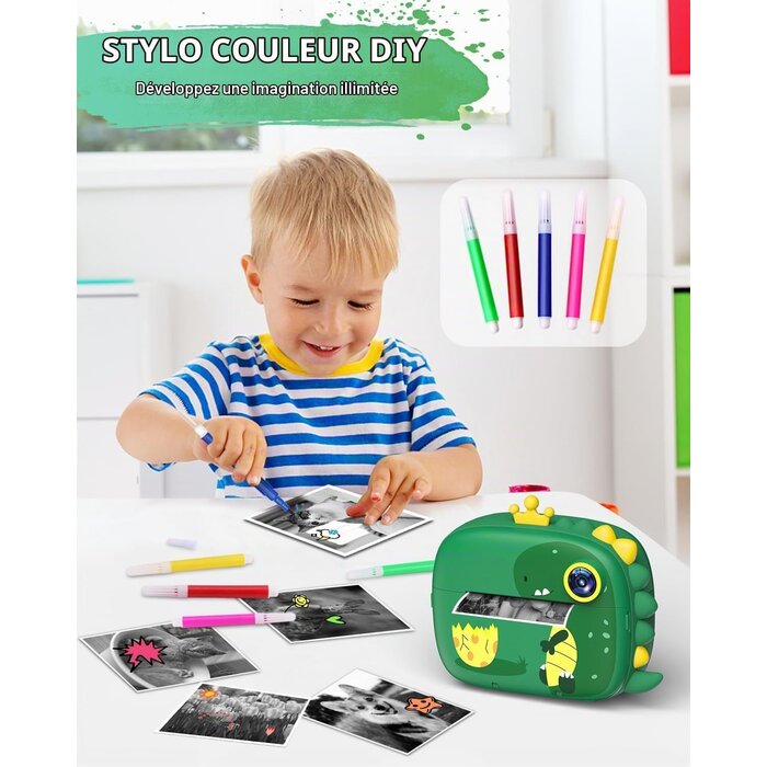 Appareil photo instantané enfant 1080p - Jusqu'à -33% sur l'état déballé