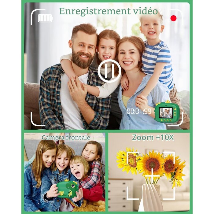 Appareil photo instantané enfant 1080p - Jusqu'à -33% sur l'état déballé