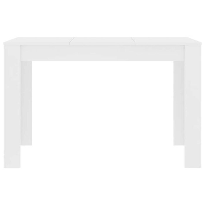 Vidaxl Table de salle à manger moderne 120x60cm - Blanc - Jusqu'à 34% de remise