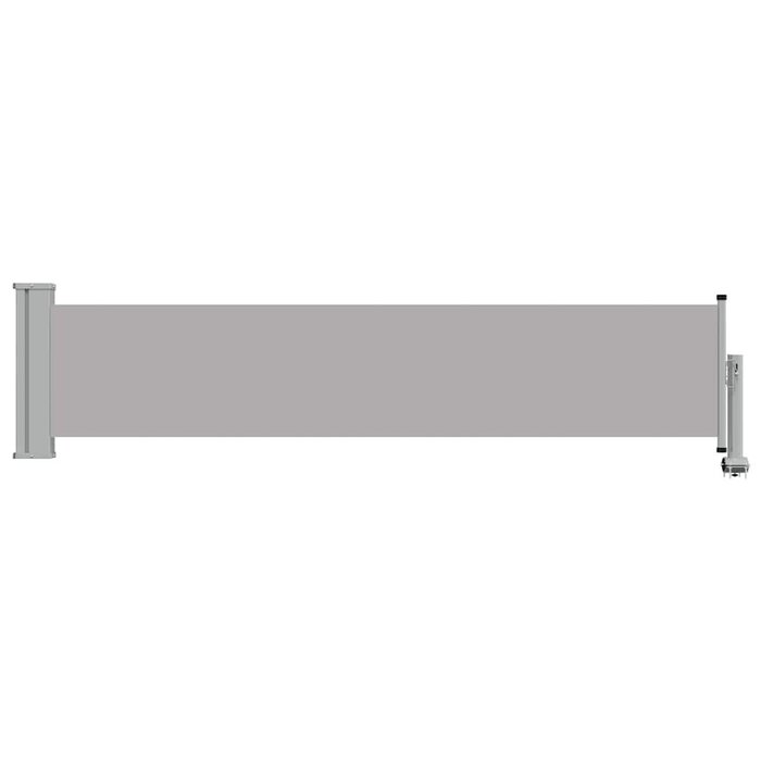 Vidaxl Pare-vue latéral rétractable gris 60x300 cm - Jusqu'à -34% sur l'outlet