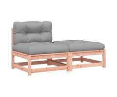 Vidaxl Banc de jardin modulaire en douglas avec repose-pieds - Jusqu'à -41%
