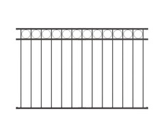 Vidaxl Panneau de clôture ASSEN en acier gris 170x100 cm - Jusqu'à -40%