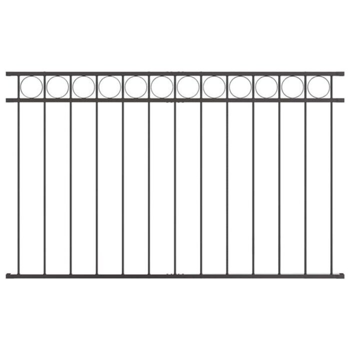 Vidaxl Panneau de clôture en acier gris 170x100 cm - Jusqu'à -34%