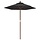 Parasol de jardin en bois noir - Jusqu'à 34 % de réduction