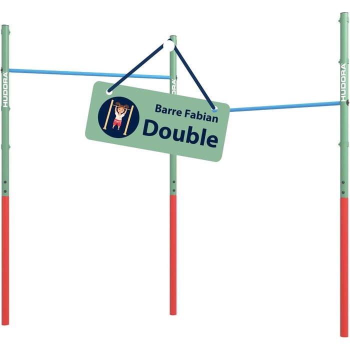 Double barre de gymnastique réglable pour jardin - Jusqu'à -35%