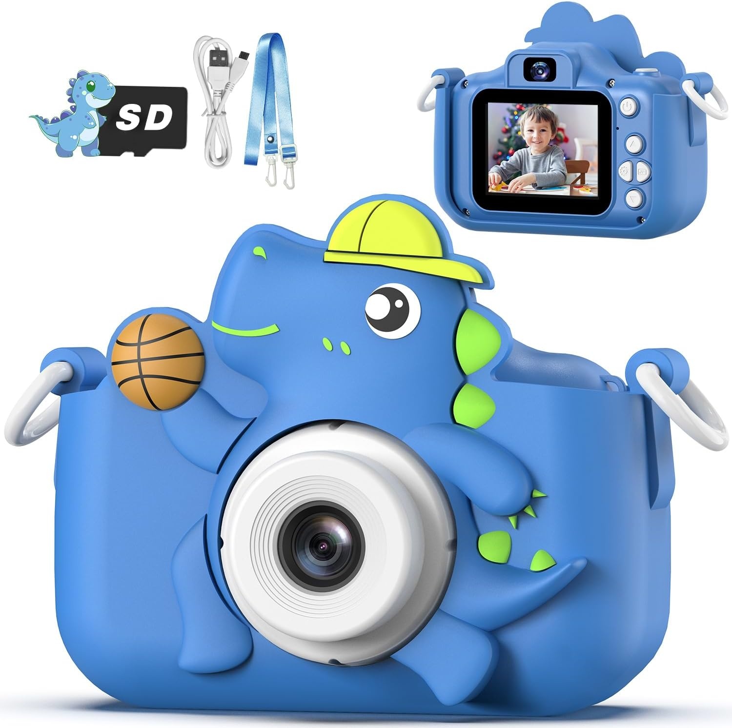 Appareil photo enfant Dino Vert HD - Jusqu'à -32% sur votre achat