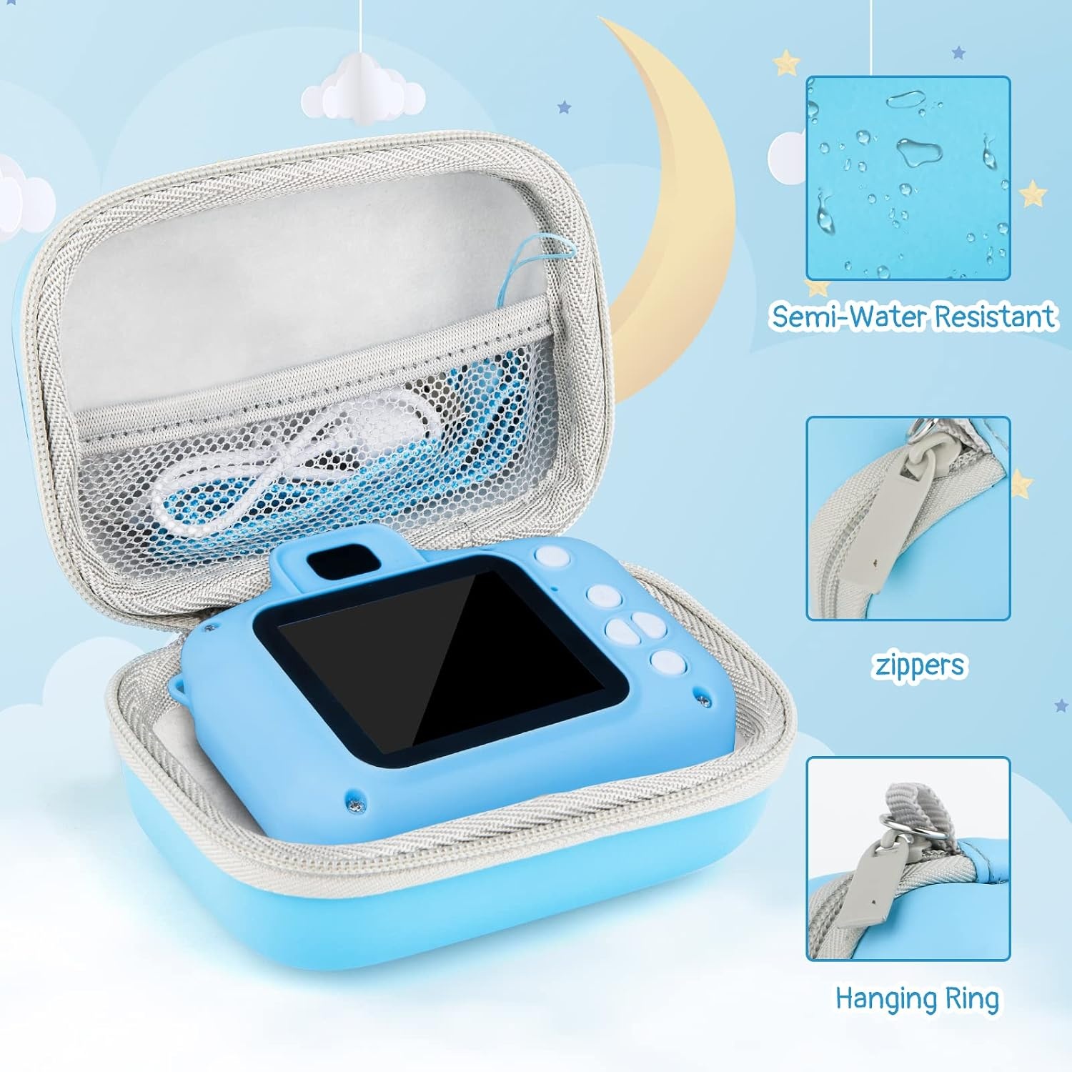 Appareil photo numérique enfant bleu - 1080p + Carte 32Go - Jusqu'à 32% de remise