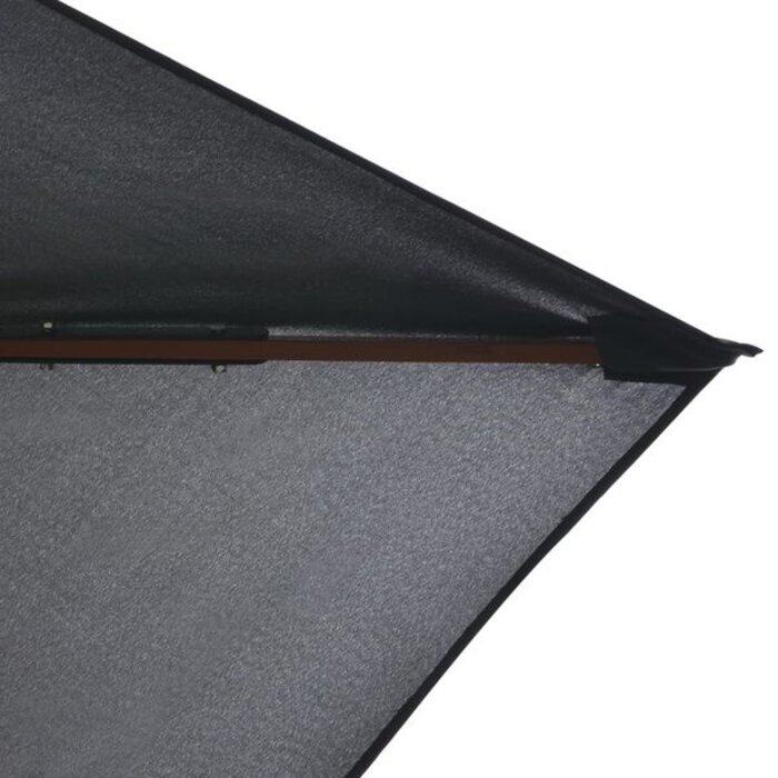 Vidaxl Parasol rectangulaire 200x300 cm en bois anthracite - Jusqu'à -34%