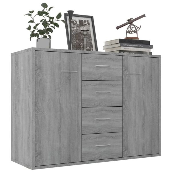 Vidaxl Buffet scandinave 4 tiroirs et 2 portes - Jusqu'à -35% sur votre mobilier