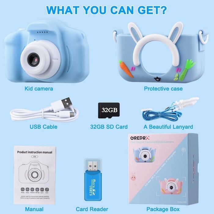 Appareil photo numérique pour enfants, 5MP, 1080p - Jusqu'à 32% de remise
