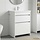 Meuble sous-lavabo blanc - 56x37,5x81 cm - Jusqu'à -34% de remise