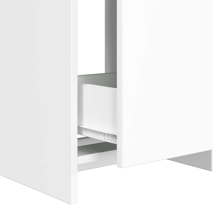Vidaxl Meuble sous-lavabo blanc - 56x37,5x81 cm - Jusqu'à -34% de remise