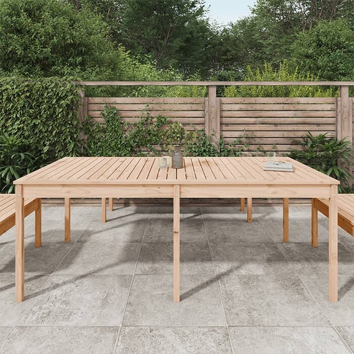 Vidaxl Grande table de jardin en pin massif - Jusqu'à 35% de réduction