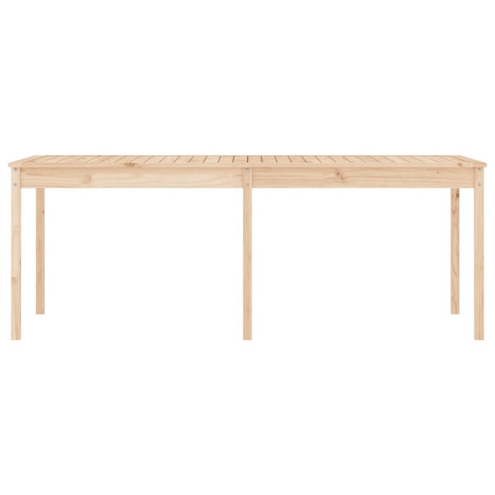 Vidaxl Grande table de jardin en pin massif - Jusqu'à 35% de réduction