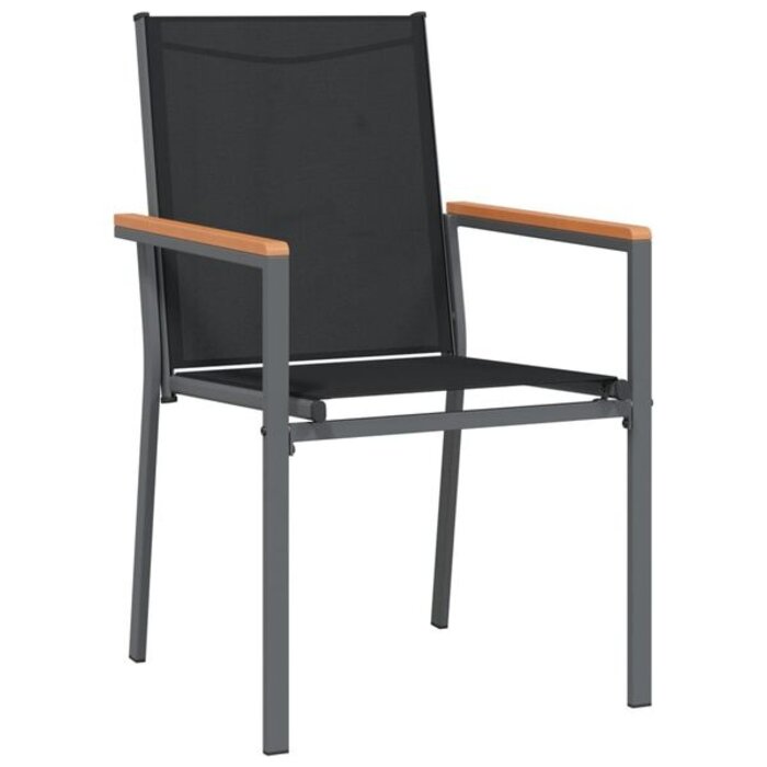 Vidaxl Lot de 2 chaises de jardin en textilène - Jusqu'à 34% de remise