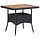 Table de jardin rotin et acacia 80x80cm - Jusqu'à 35% de remise