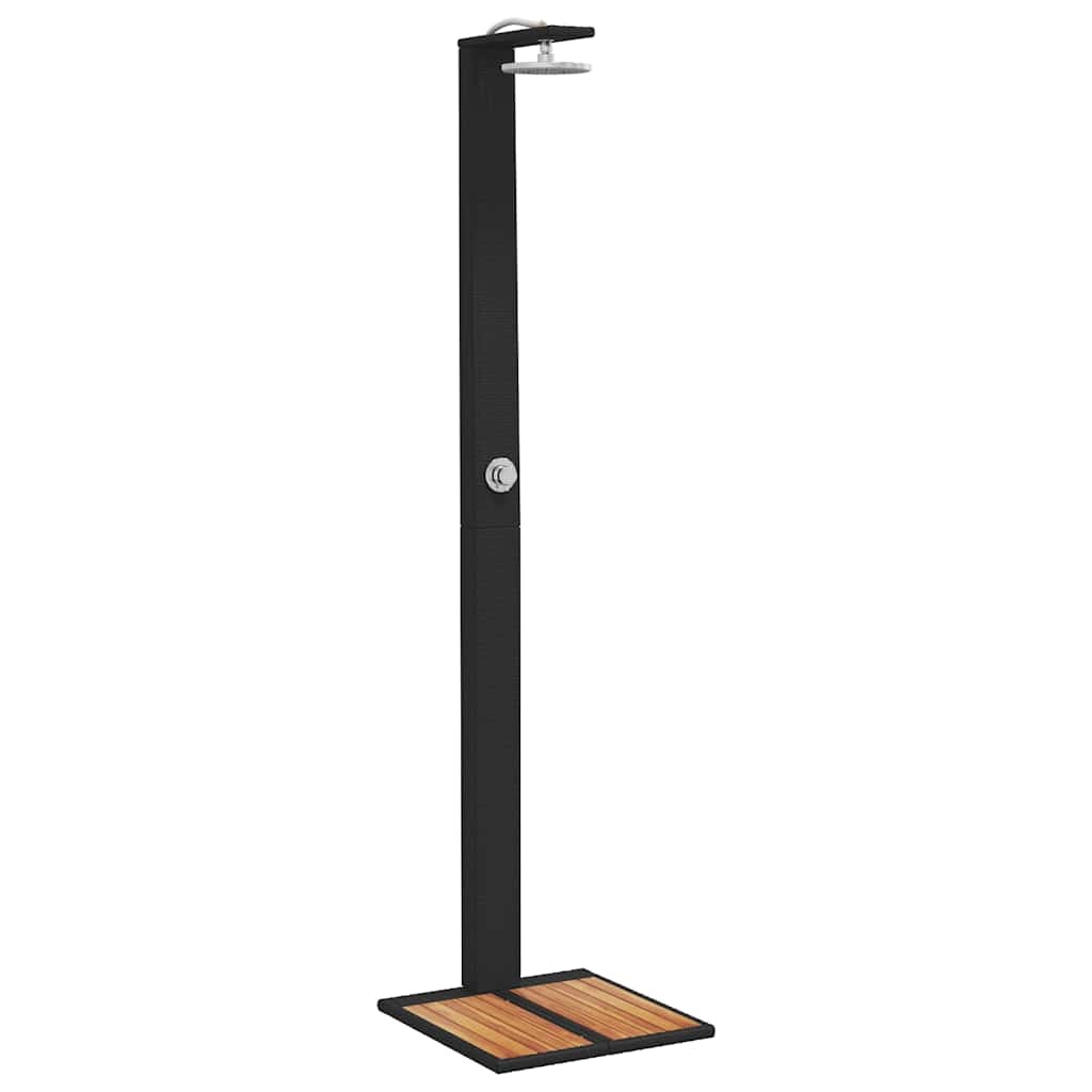 Vidaxl Douche de jardin en rotin et bois - Jusqu'à -35% sur votre extérieur