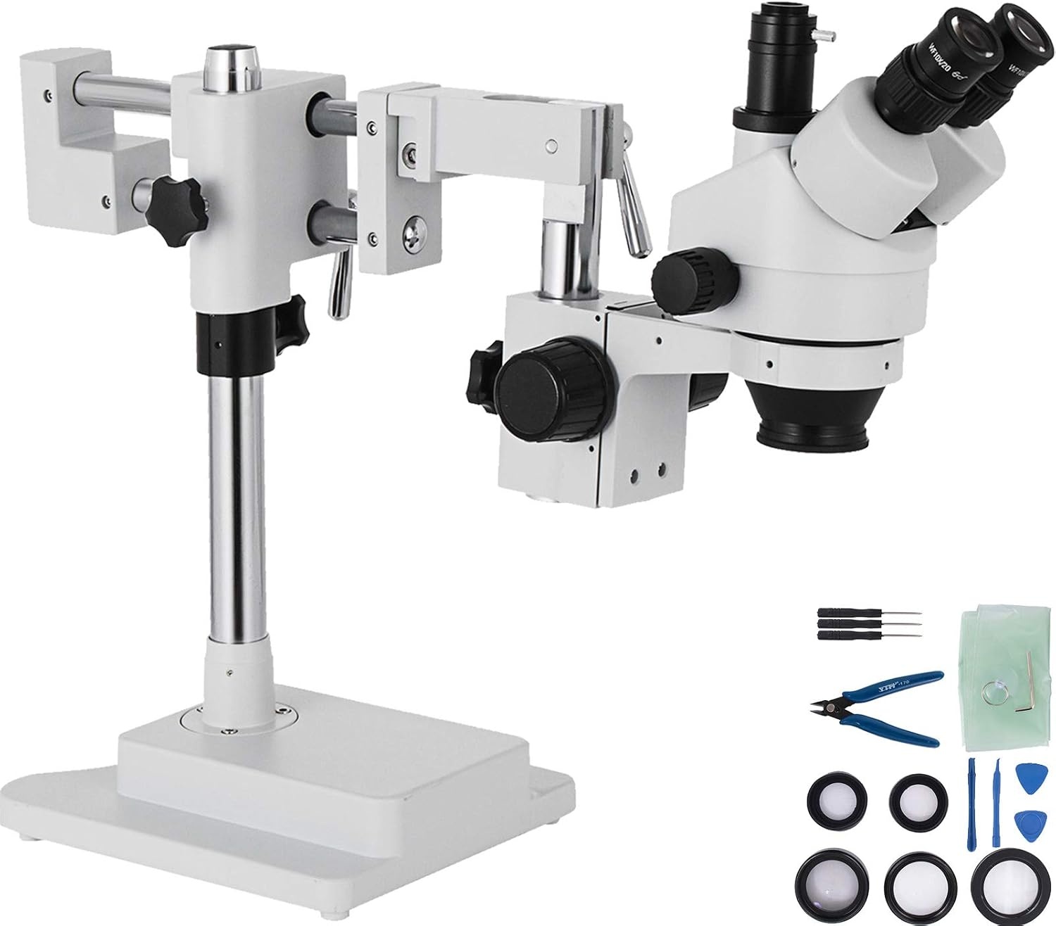 Vevor Stéréomicroscope trinoculaire 3.5X-90X - Jusqu'à -35% sur nos modèles outlet