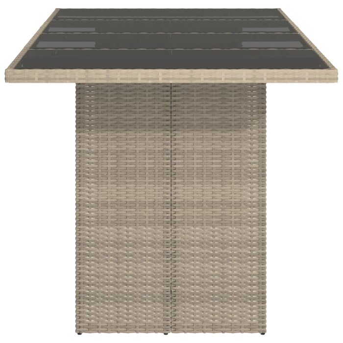 Vidaxl Table de Jardin en Résine Tressée 190x80cm - Jusqu'à 35% de remise