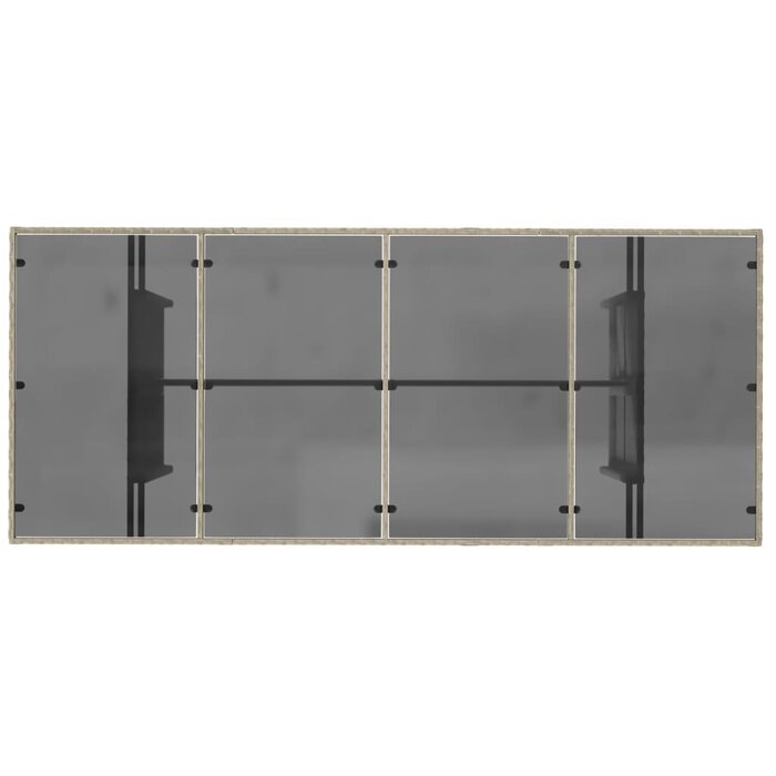 Vidaxl Table de Jardin en Résine Tressée 190x80cm - Jusqu'à 35% de remise