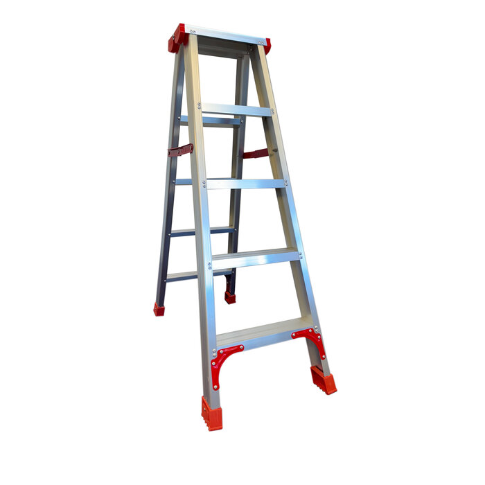 Viking Choice Escabeau double face 2x5 marches en aluminium - Jusqu'à -31%