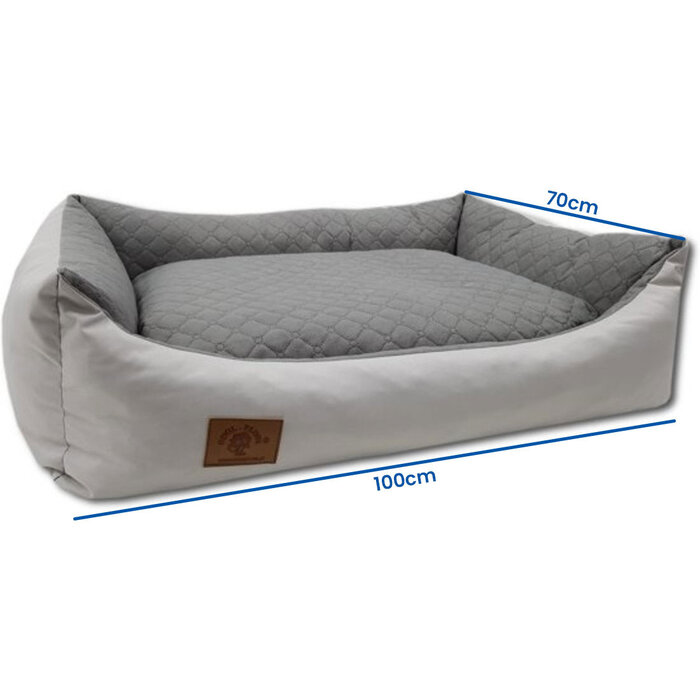 Viking Choice Panier pour chien 100x70 cm gris - Confort & imperméable - Jusqu'à -23%